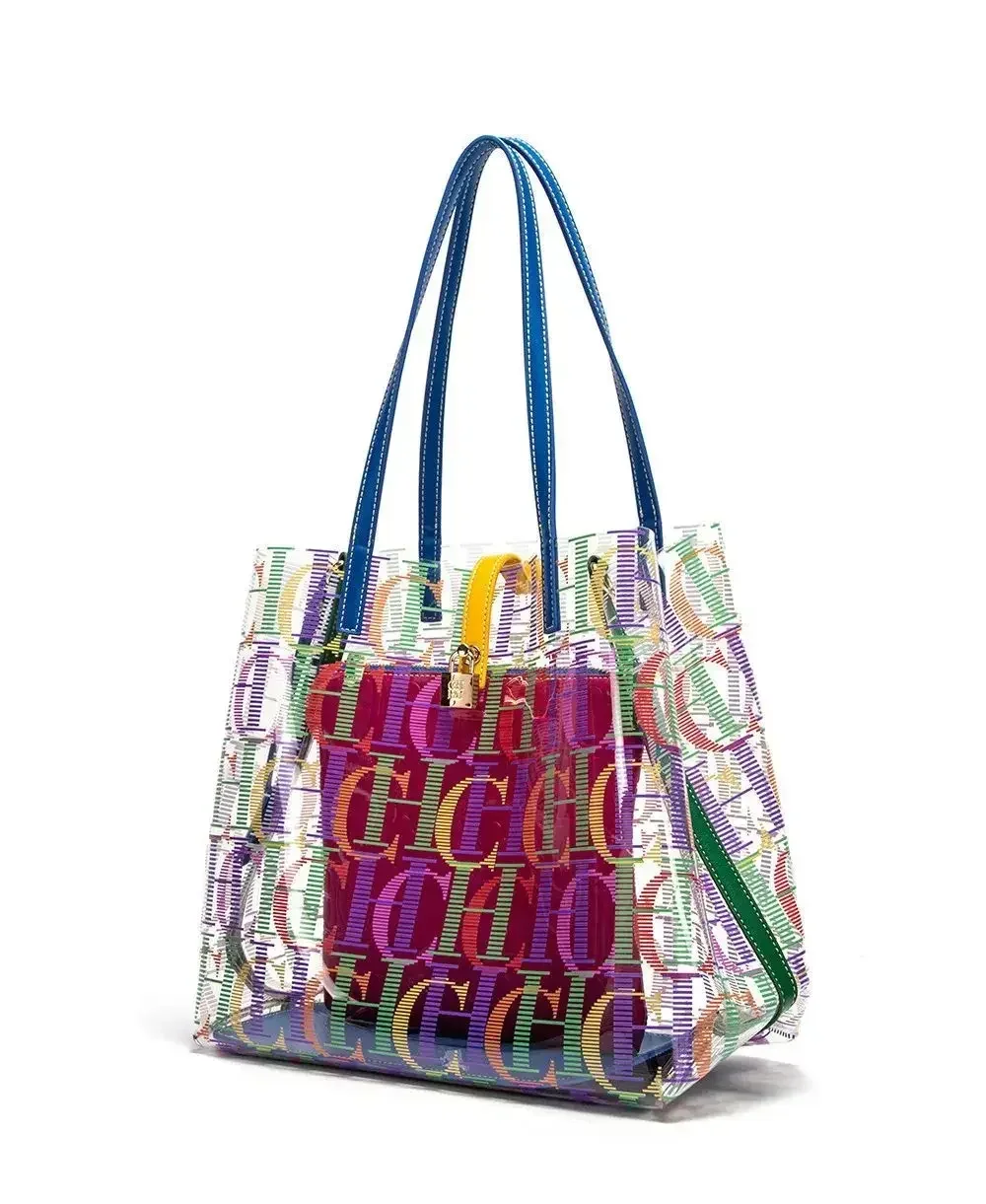 CH Women PVC Transparent Tote  - Women'S Bags Handbags recension och pris